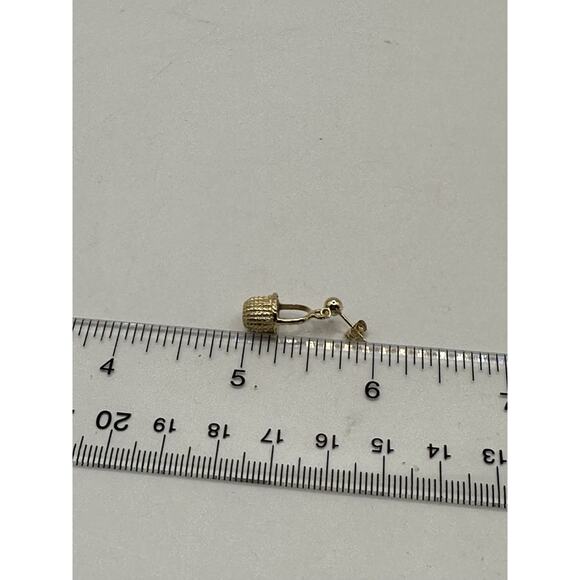 14k Nantucket Basket Necklace and Post Earrings Set- Necklace by G. E. Robbins - Picture 11 of 13